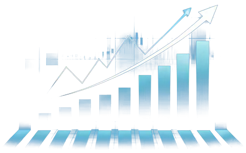 Business growth chart: websites, apps and AI agents that grow your business
